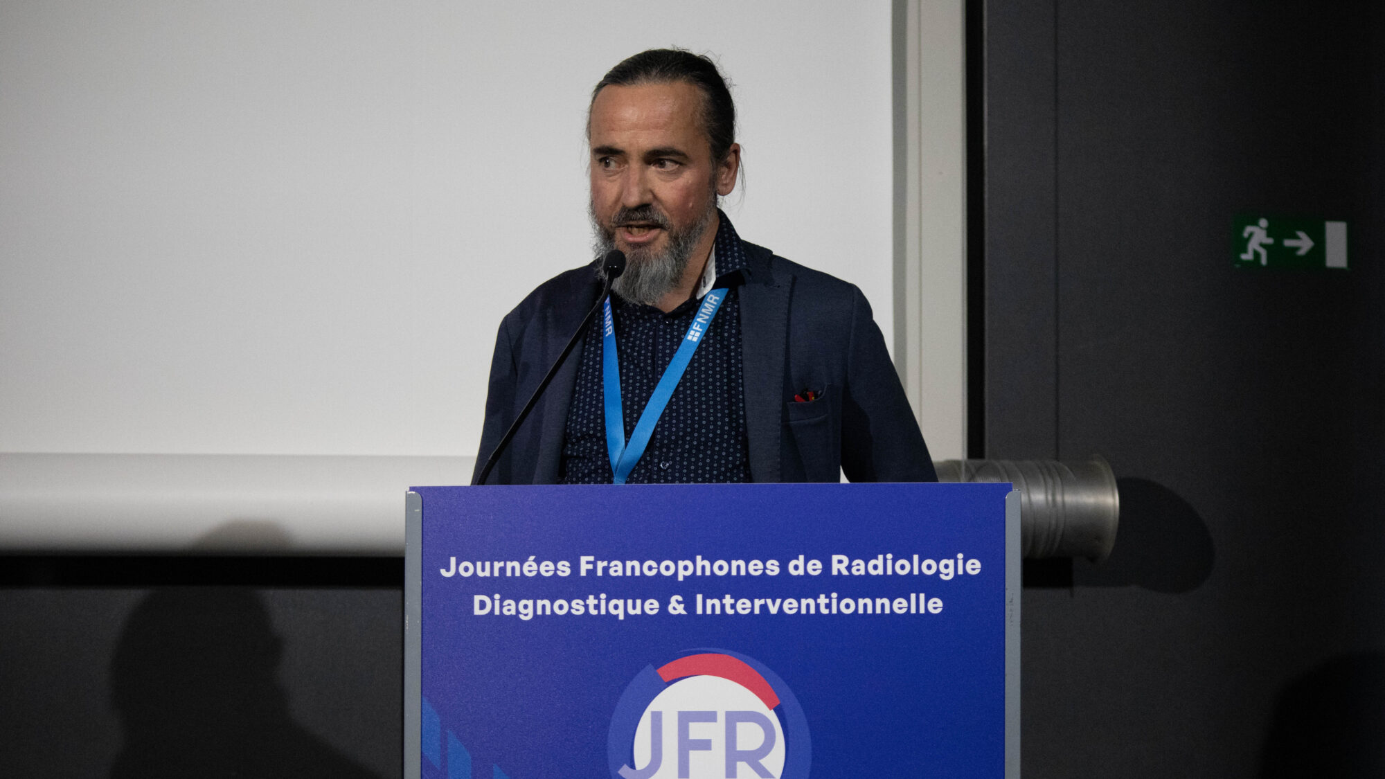 Jean-Charles Leclerc, radiologue à Saint-DIzier aux JFR 2023, session sur l'audit par les pairs